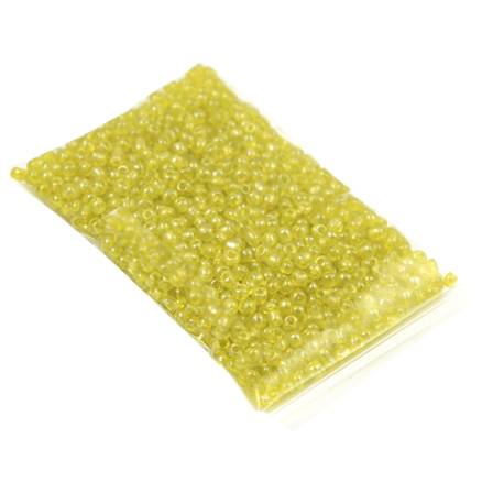 CUENTAS CRISTAL AMARILLO BOLSA 100gm CUENTAS CRISTAL AMARILLO BOLSA 100gm