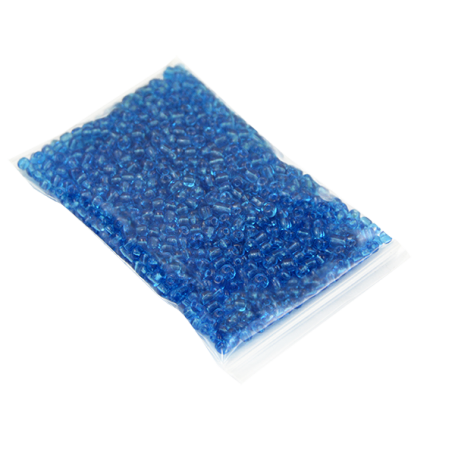 CUENTAS CRISTAL AZUL BOLSA 100gm CUENTAS CRISTAL AZUL BOLSA 100gm