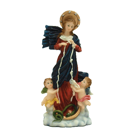 DESATADORA DE NUDOS VIRGEN 11 CM MARMOLINA DESATADORA DE NUDOS VIRGEN 11 CM MARMOLINA