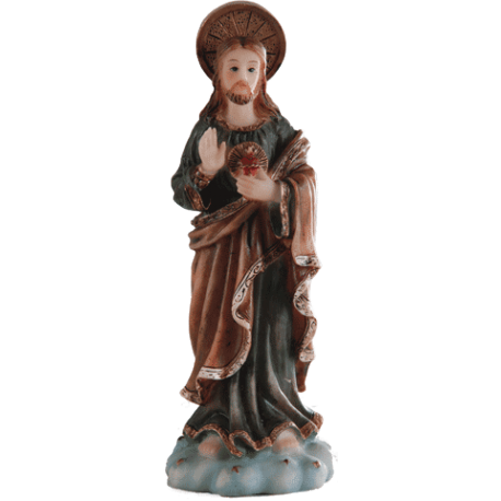 SAGRADO CORAZON DE JESUS 11CM MARMOLINA SAGRADO CORAZON DE JESUS 11CM MARMOLINA