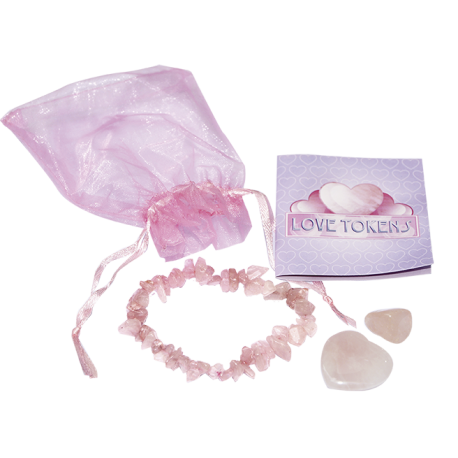 CONJUNTO CUARZO ROSA SEÑAL DEL AMOR (MIN17) CONJUNTO CUARZO ROSA SEÑAL DEL AMOR (MIN17)