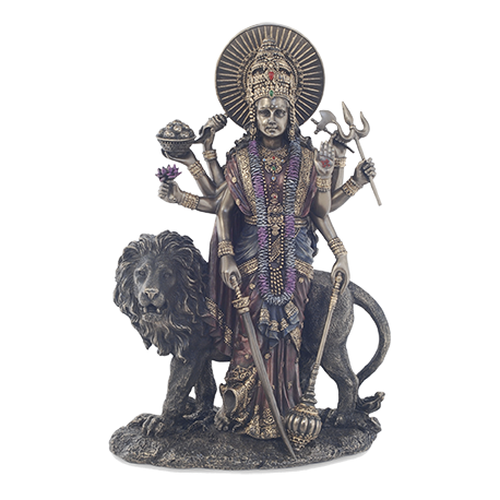 DURGA MADRE REY INDU 28x19x12cm (REF 11182) DURGA MADRE REY INDU 28x19x12cm (REF 11182)