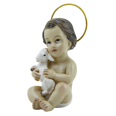 NIÑO JESUS CON OVEJA 9CM (REF 16/111) NIÑO JESUS CON OVEJA 9CM (REF 16/111)