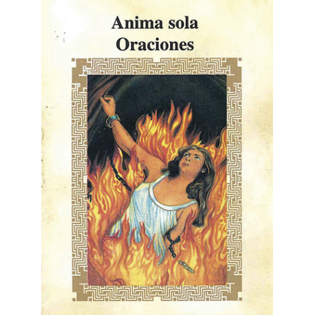 LIBRITO ORACIONES ANIMA SOLA 7X5 CM LIBRITO ORACIONES ANIMA SOLA 7X5 CM