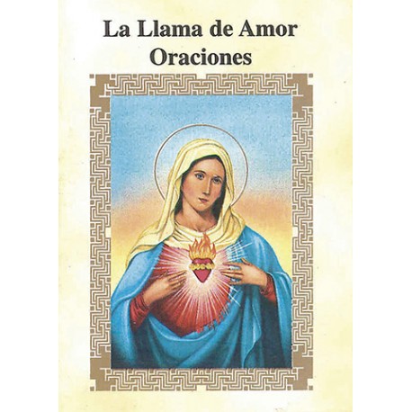 LIBRITO ORACIONES LA LLAMA DE AMOR 7X5 CM LIBRITO ORACIONES LA LLAMA DE AMOR 7X5 CM