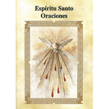 LIBRITO ORACIONES ESPIRITU SANTO 7X5 CM LIBRITO ORACIONES ESPIRITU SANTO 7X5 CM