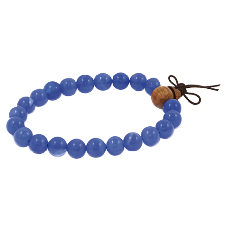 PULSERA MALA TIBETANA AGATA AZUL PULSERA MALA TIBETANA AGATA AZUL