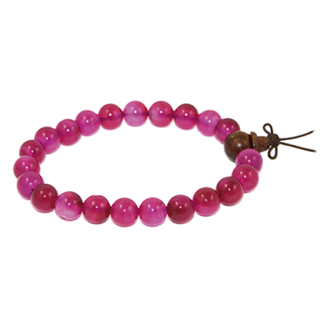 PULSERA MALA TIBETANA AGATA ROSA PULSERA MALA TIBETANA AGATA ROSA