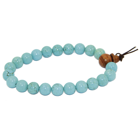 PULSERA MALA TIBETANA TURQUESA PULSERA MALA TIBETANA TURQUESA