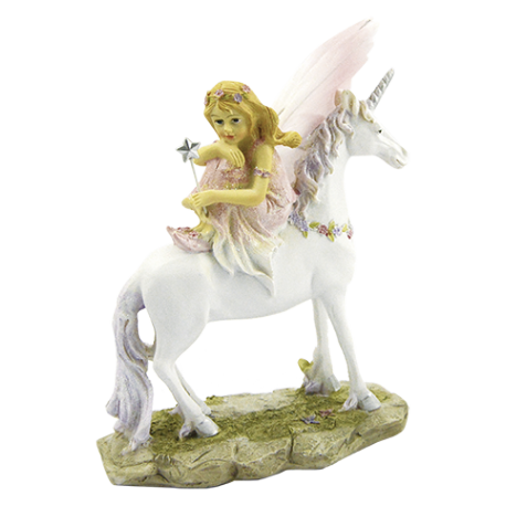 HADA CON UNICORNIO 15X12X6CM REF 12854 HADA CON UNICORNIO 15X12X6CM REF 12854
