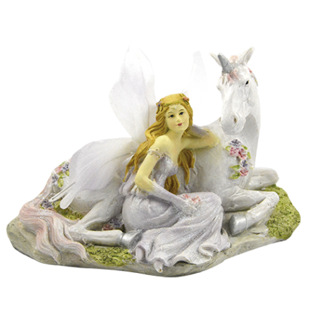 HADA CON UNICORNIO 14X21X13CM REF12852 HADA CON UNICORNIO 14X21X13CM REF12852