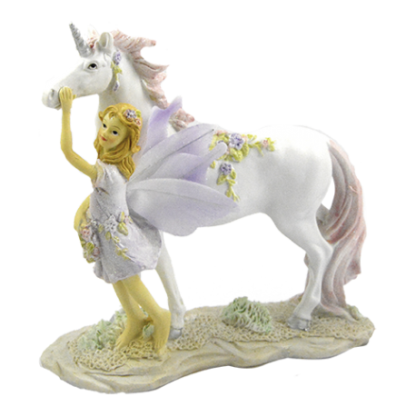 HADA CON UNICORNIO 20X18X6CM REF12849 HADA CON UNICORNIO 20X18X6CM REF12849