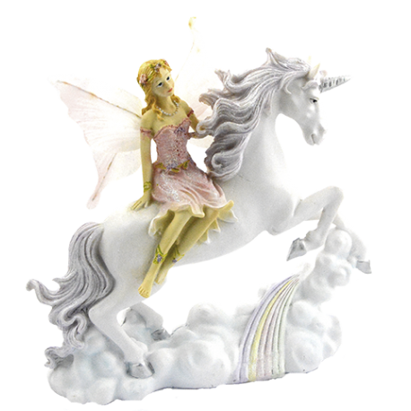 HADA CON UNICORNIO 20X21X7CM REF12850 HADA CON UNICORNIO 20X21X7CM REF12850