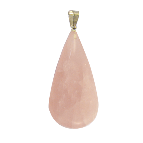 COLGANTE LAGRIMA CUARZO ROSA 4CM APROX. COLGANTE LAGRIMA CUARZO ROSA 4CM APROX.