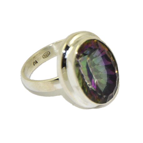ANILLO PLATA TOPACIO MISTICO ANILLO PLATA TOPACIO MISTICO