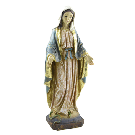 VIRGEN MILAGROSA IMITA MADERA 40CM REF 04208 VIRGEN MILAGROSA IMITA MADERA 40CM REF 04208