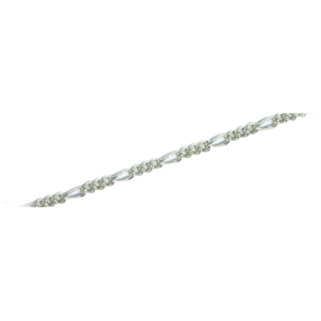 CADENA PLATA FIGARO 40X50 (REF 26111) CADENA PLATA FIGARO 40X50 (REF 26111)