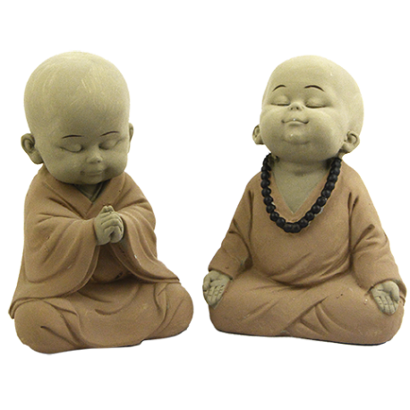IMAGEN SHAOLIN MEDITANDO A B 13CM APROX REF 51300 IMAGEN SHAOLIN MEDITANDO A B 13CM APROX REF 51300