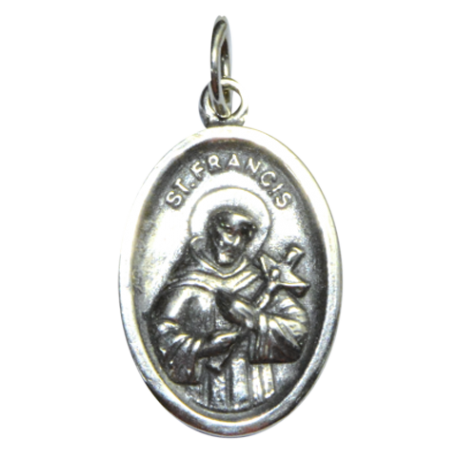 MEDALLA METAL FRANCISCO DE ASIS 2,2CM MEDALLA METAL FRANCISCO DE ASIS 2,2CM
