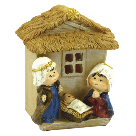 NACIMIENTO INFANTIL CASA CON LUZ 11X9CM NACIMIENTO INFANTIL CASA CON LUZ 11X9CM