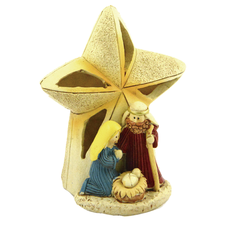 NACIMIENTO INFANTIL ESTRELLA CON LUZ 11X9CM APROX NACIMIENTO INFANTIL ESTRELLA CON LUZ 11X9CM APROX