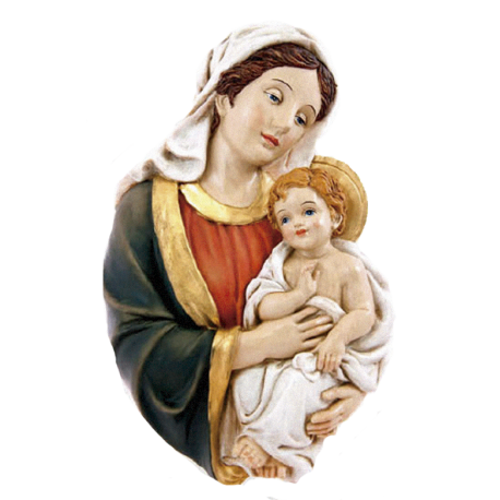 PLACA VIRGEN CON NIÑO 21CM (REF 05/376) PLACA VIRGEN CON NIÑO 21CM (REF 05/376)