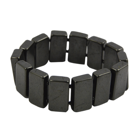 PULSERA SHUNGIT RECTANGULAR PULSERA SHUNGIT RECTANGULAR