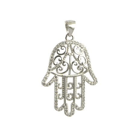 MANO DE FATIMA CON CIRCONITOS 3CM REF32037 MANO DE FATIMA CON CIRCONITOS 3CM REF32037