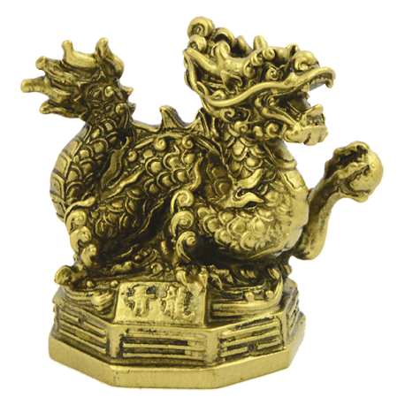 DRAGON CHINO RESINA DORADO 9X7CM APROX DRAGON CHINO RESINA DORADO 9X7CM APROX