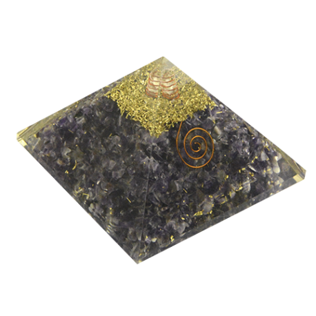 ORGON MINERAL PIRAMIDE GRANDE AMATISTA 12,5X12,5X9,5CM ORGON MINERAL PIRAMIDE GRANDE AMATISTA 12,5X12,5X9,5CM