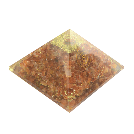 ORGON MINERAL PIRAMIDE MEDIANA CARNEOLA 7X7X6CM ORGON MINERAL PIRAMIDE MEDIANA CARNEOLA 7X7X6CM