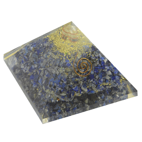 ORGON MINERAL PIRAMIDE GRANDE LAPISLAZULI 12,5X12,5X9,5CM ORGON MINERAL PIRAMIDE GRANDE LAPISLAZULI 12,5X12,5X9,5CM