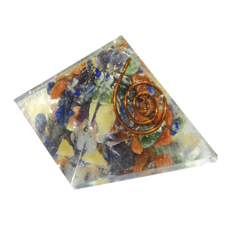 ORGON MINERAL PIRAMIDE PEQUEÑA CHAKRAS 4X4X3CM ORGON MINERAL PIRAMIDE PEQUEÑA CHAKRAS 4X4X3CM