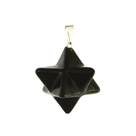 COLGANTE MERKABA OBSIDIANA 2,5CM APROX COLGANTE MERKABA OBSIDIANA 2,5CM APROX