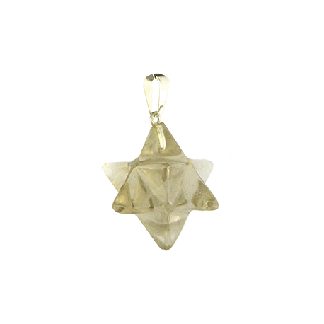COLGANTE MERKABA CUARZO AHUMADO 2,5CM APROX COLGANTE MERKABA CUARZO AHUMADO 2,5CM APROX