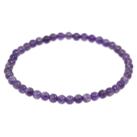 PULSERA BOLA AMATISTA 4mm PULSERA BOLA AMATISTA 4mm