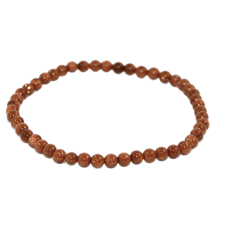 PULSERA BOLA PIEDRA ORO 4mm PULSERA BOLA PIEDRA ORO 4mm