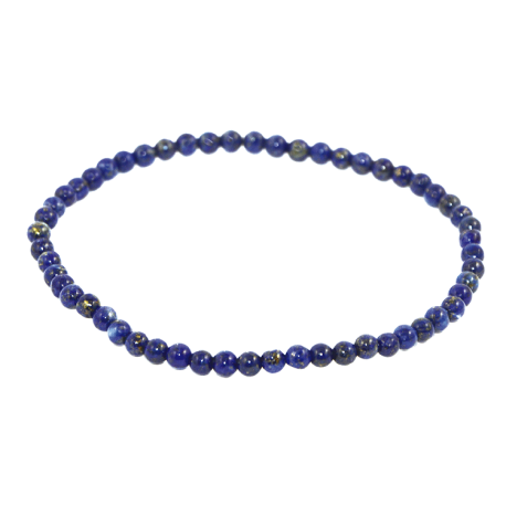 PULSERA BOLA LAPISLAZULI 4mm PULSERA BOLA LAPISLAZULI 4mm