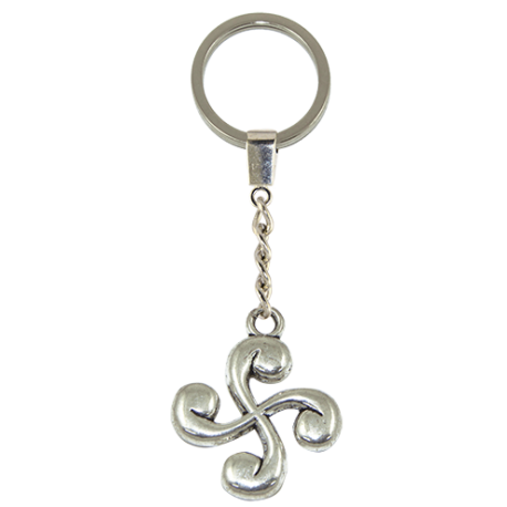 LLAVERO METAL LAU BURU 3CM LLAVERO METAL LAU BURU 3CM
