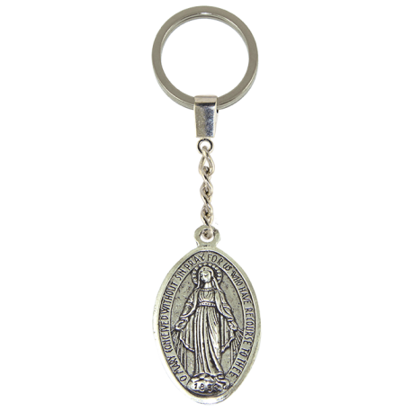 LLAVERO METAL LA MILAGROSA 4 CM LLAVERO METAL LA MILAGROSA 4 CM