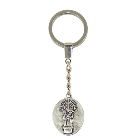 LLAVERO METAL VIRGEN DEL PILAR 2,5CM LLAVERO METAL VIRGEN DEL PILAR 2,5CM