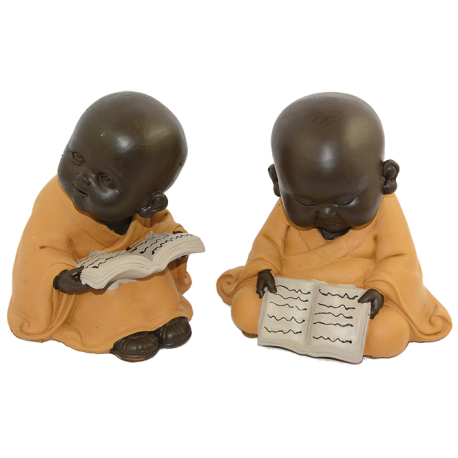IMAGEN SHAOLIN SENTADO CON LIBRO A B 12CM REF 52425 IMAGEN SHAOLIN SENTADO CON LIBRO A B 12CM REF 52425