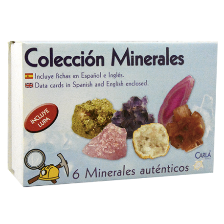 COLECCION DE MINERALES CON LUPA (REF 13517001) COLECCION DE MINERALES CON LUPA (REF 13517001)