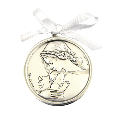 MEDALLA PLACA CUNA PLATA BILAMIDADA MATER 5CMØ MEDALLA PLACA CUNA PLATA BILAMIDADA MATER 5CMØ
