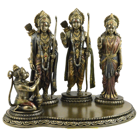 FAMILIA HINDU 19X24X13CM REF 15968 FAMILIA HINDU 19X24X13CM REF 15968