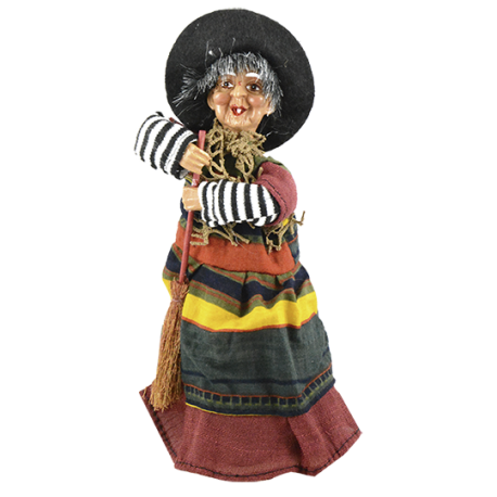 BRUJA ROPA RAYAS DE PIE 20cm REF 52705 BRUJA ROPA RAYAS DE PIE 20cm REF 52705