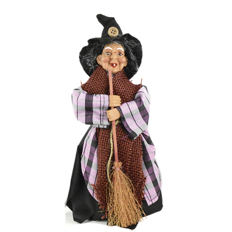 BRUJA ROPA CUADROS DE PIE 20cm REF 50802 BRUJA ROPA CUADROS DE PIE 20cm REF 50802