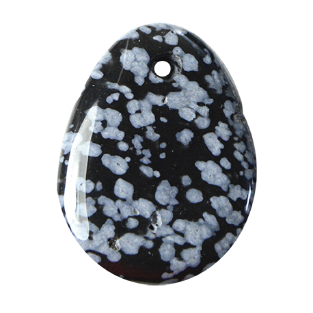 RODADO PLANO CON AGUJERO OBSIDIANA NEVADA RODADO PLANO CON AGUJERO OBSIDIANA NEVADA