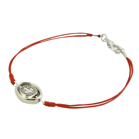 BENITO PULSERA CORDON MEDALLA GIRATORIA ROJO BENITO PULSERA CORDON MEDALLA GIRATORIA ROJO