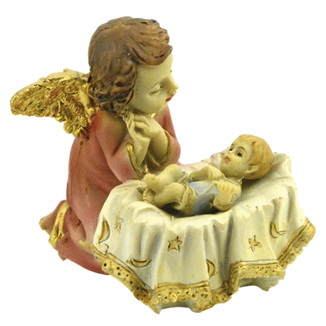 ANGEL DE LA GUARDA CON NIÑO 5CM REF 07318 ANGEL DE LA GUARDA CON NIÑO 5CM REF 07318
